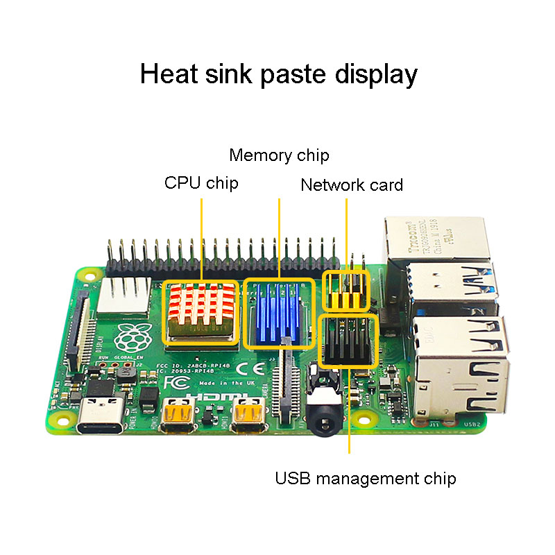 Raspberry Pi 4B 2GB Control Board Basic Package Raspberry Pi 4B 2GB Control Board Basic Package